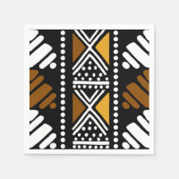Estilo Africano Mesa Afrocêntrica Napkins