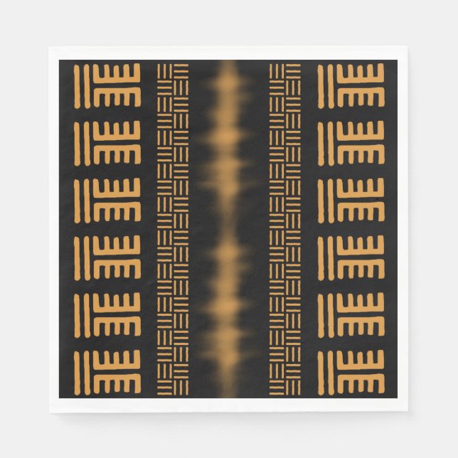 Guardanapo De Papel Estilo bogolês africano Napkins afrocêntrico (Frente)