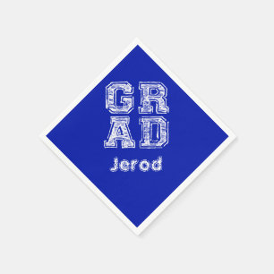 Guardanapo De Papel Estilo de Quadro Personalizado de Ideias de Gradua