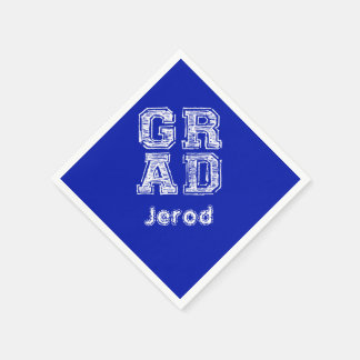 Guardanapo De Papel Estilo de Quadro Personalizado de Ideias de Gradua