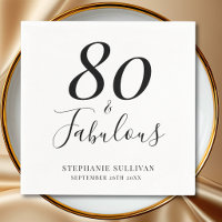 Estilo Oitenta e Fabuloso Aniversário de 80 anos