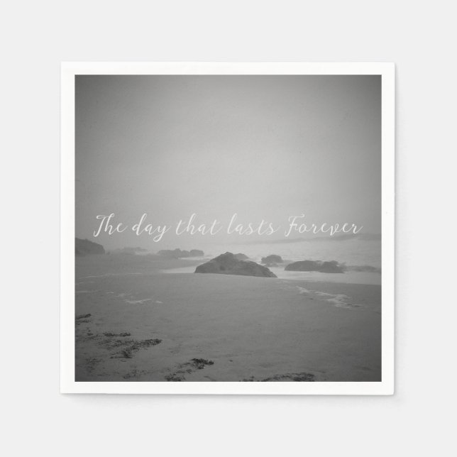 GUARDANAPO DE PAPEL ESTILO ROMÂNTICO DE DESIGN DE NAPKIN NO DIA DO CAS (Frente)