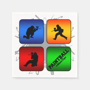 Guardanapo De Papel Estilo Urbano Incrível de Paintball