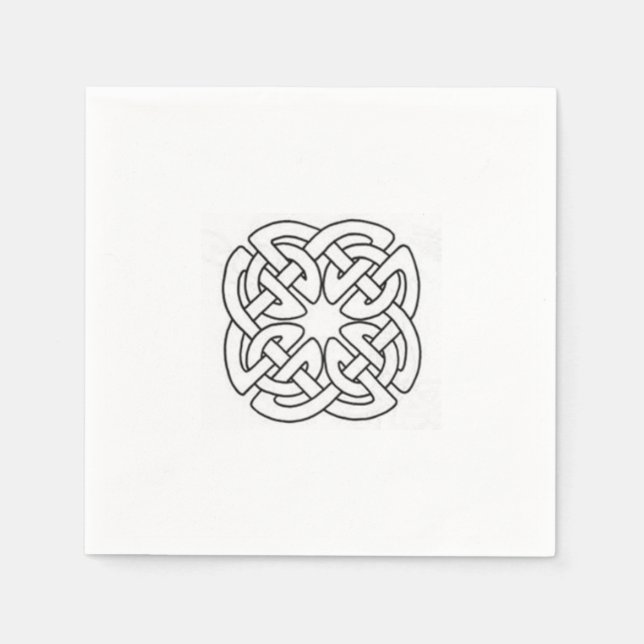 Guardanapo De Papel Estilos Clássicos de Rolagem (Frente)