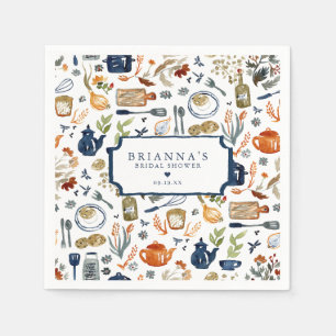 Guardanapo De Papel Estoque o Chá de panela da cozinha personalizado