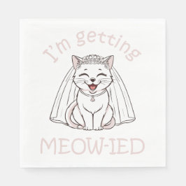 Guardanapo De Papel Estou a ficar meow-ied!