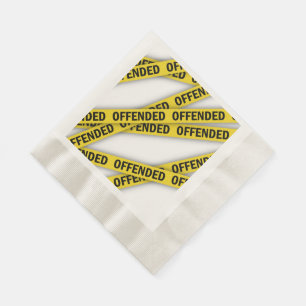 Guardanapo De Papel Estou ofendido que a fita policial não atravesse