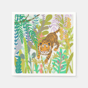 Guardanapo De Papel Estrada da Selva - Tigre