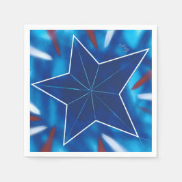 Guardanapo De Papel Estrela Cadente