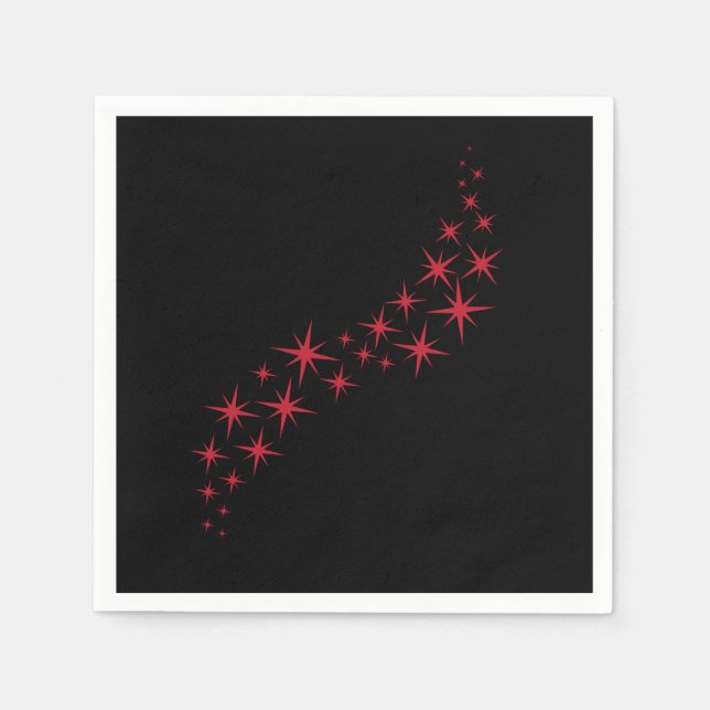 Guardanapo De Papel Estrela de Natal Flourish Napkins (Frente)