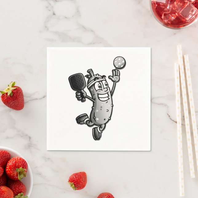 Guardanapo De Papel Estrela de Pickleball (Insitu)