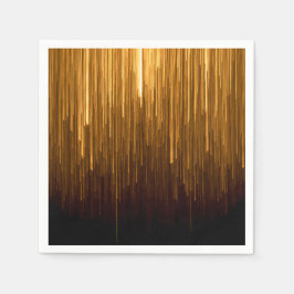 Guardanapo de Papel Estrela Dourada Elegante