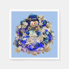 Guardanapo De Papel Estrela Moderna de Hanukkah de David Snowman Wreat