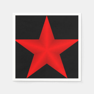 Guardanapo De Papel Estrela Vermelha