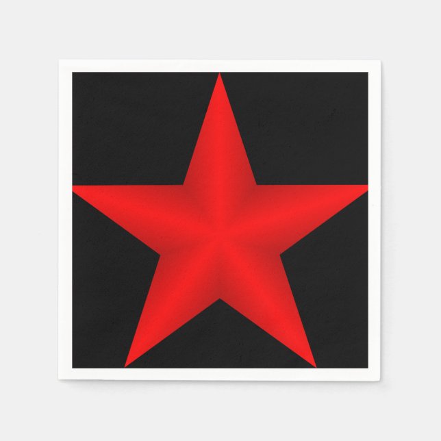 Guardanapo De Papel Estrela Vermelha (Frente)