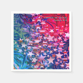 Guardanapo De Papel ESTRELAS DE NATAL | ABSTRATO | Papel festivo PERSO