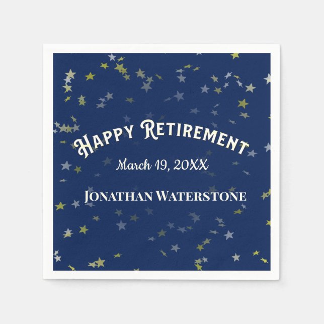 Guardanapo De Papel Estrelas de Partes de Reforma (Frente)