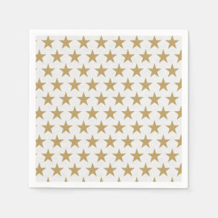 Guardanapo De Papel Estrelas Douradas