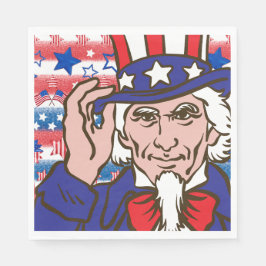 Guardanapo De Papel Estrelas e faixas