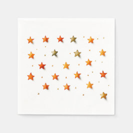 Guardanapo De Papel Estrelas Mínimas Quentes: Nápoles Festas de aniver