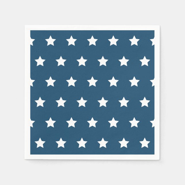 Guardanapo De Papel Estrelas Patriotas Napkins (Frente)