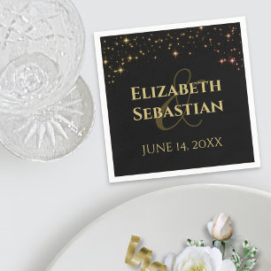 Guardanapo De Papel Estrelas Shimmering Casando Napkins