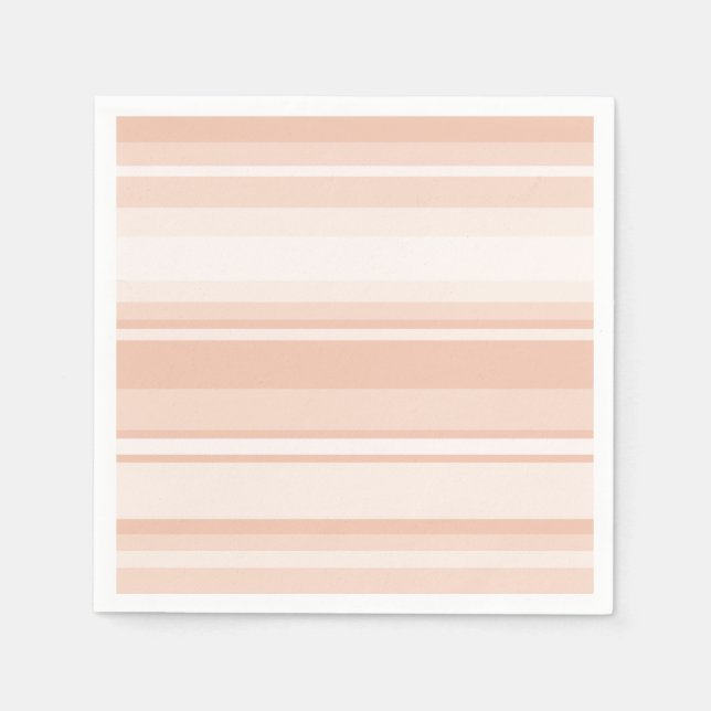Guardanapo De Papel Estrias de pêssego (Frente)