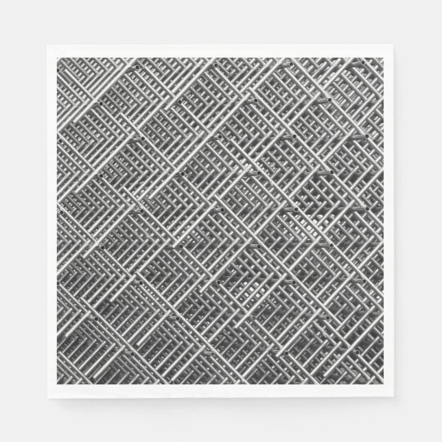 Guardanapo De Papel Estrutura de metal complexa (Frente)