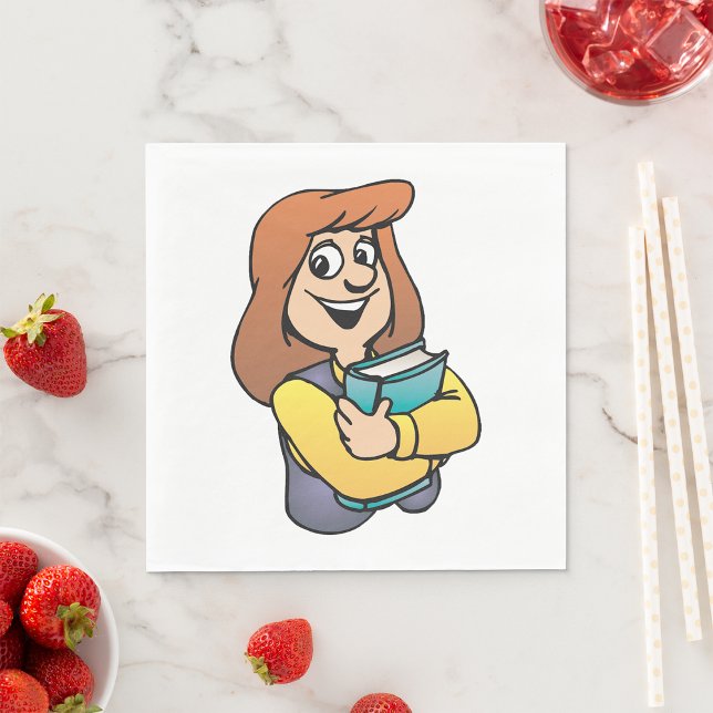 Guardanapo De Papel Estudante feminino Napkins (Criador carregado)