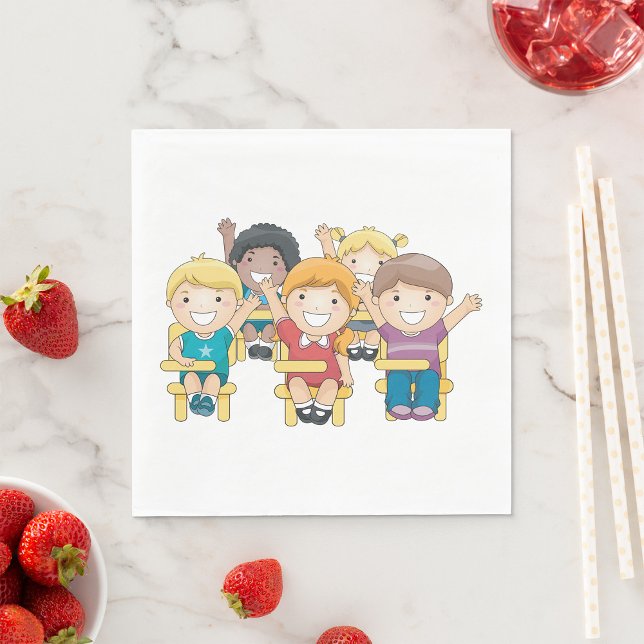 Guardanapo De Papel Estudantes De Classe (Criador carregado)