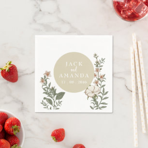 Guardanapo De Papel Eterno Simples Decoração de Mesa de Casamento Napk