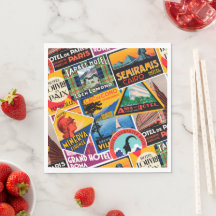 Etiquetas de Viagem Antigas