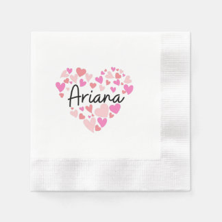 Guardanapo De Papel Eu amo Ariana