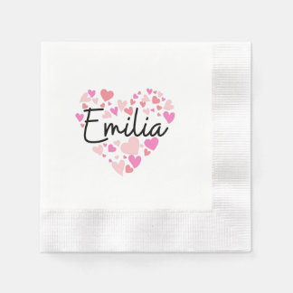 Guardanapo De Papel Eu amo Emilia