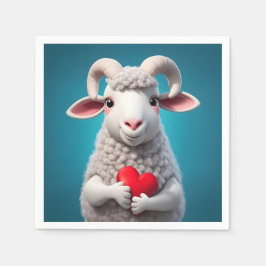 Guardanapo De Papel Eu amo Ewe