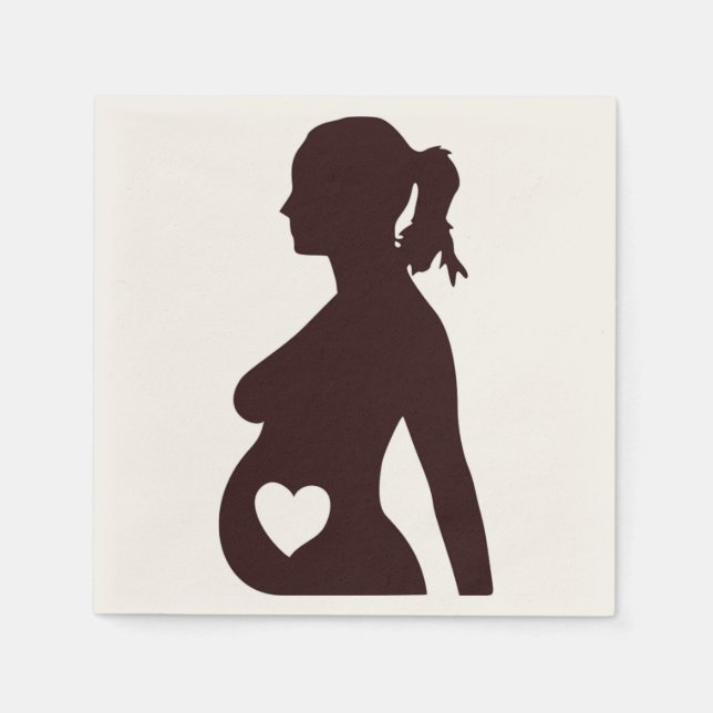 GUARDANAPO DE PAPEL EU AMO MEU BEBÊ (Frente)