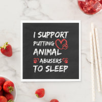 Eu Apoio Colocar Abusadores de Animais Para Dormir