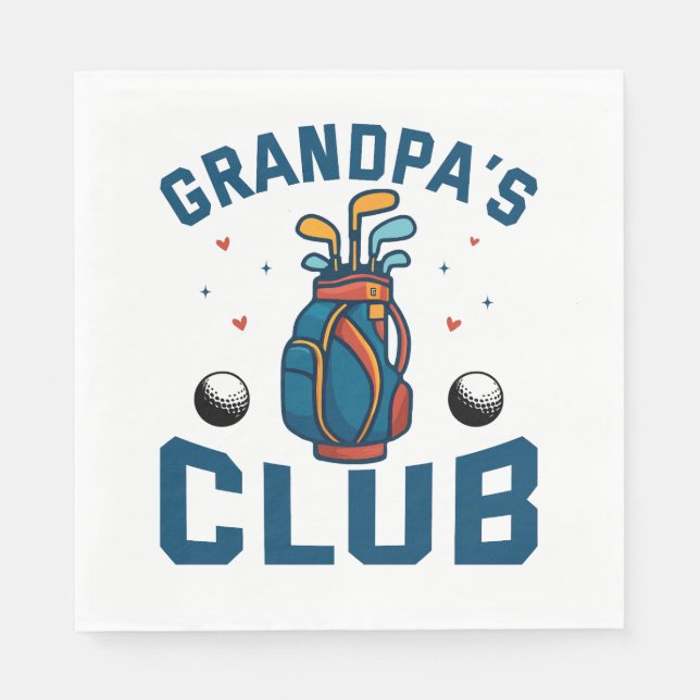 Guardanapo De Papel Eu Bato No Golf (Frente)