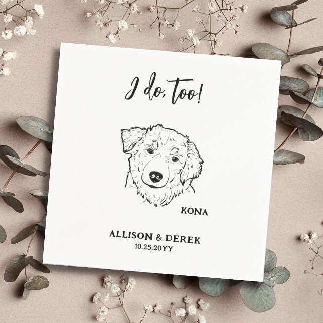 Guardanapo De Papel Eu Desenho Muito Personalizado Casamento De Nome D (Criador carregado)