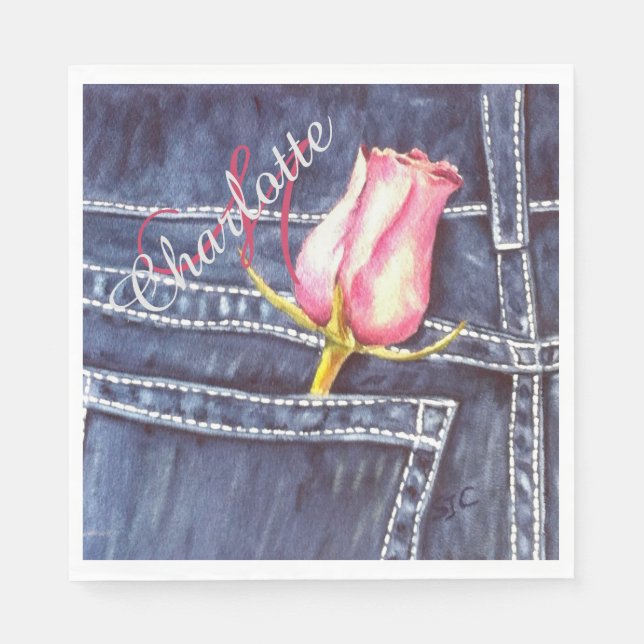 Guardanapo De Papel Eu Disse Sim Festa (Frente)