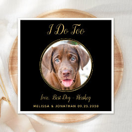 Guardanapo De Papel Eu faço fotos de cachorro de estimação personaliza