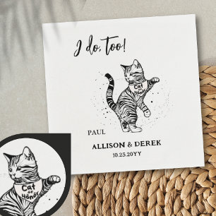 Guardanapo De Papel Eu faço muito bonito Casamento de Honra Personaliz