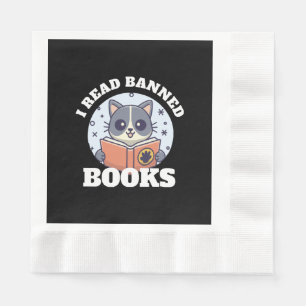 Guardanapo De Papel Eu leio livros proibidos