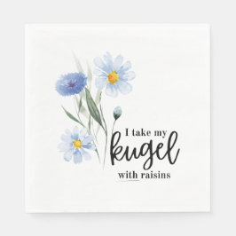 Guardanapo De Papel Eu Levo Meu Kugel Com Asas