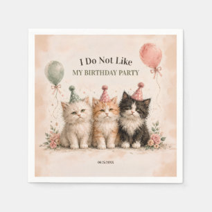 Guardanapo De Papel Eu Não Gosto da Minha Festa de Aniversário
