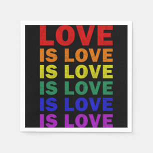Guardanapo De Papel Eu Prometo Ensinar Orgulho LGBT-Q Ao Amor Orgulho