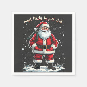 Guardanapo De Papel Eu sou apenas uma Cara de Natal Papais noeis de fr