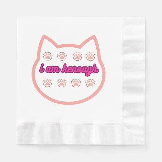 Guardanapo De Papel Eu sou um gato picado (Frente)