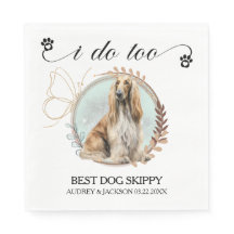 Eu Também Foto de Cachorro Afghan Hound Casamento