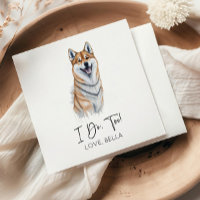 Eu Também! Shiba Inu Dog Pet Weding Weding